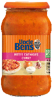Uncle Ben’s Sauce Rotes Cremiges Curry 400 g Glas